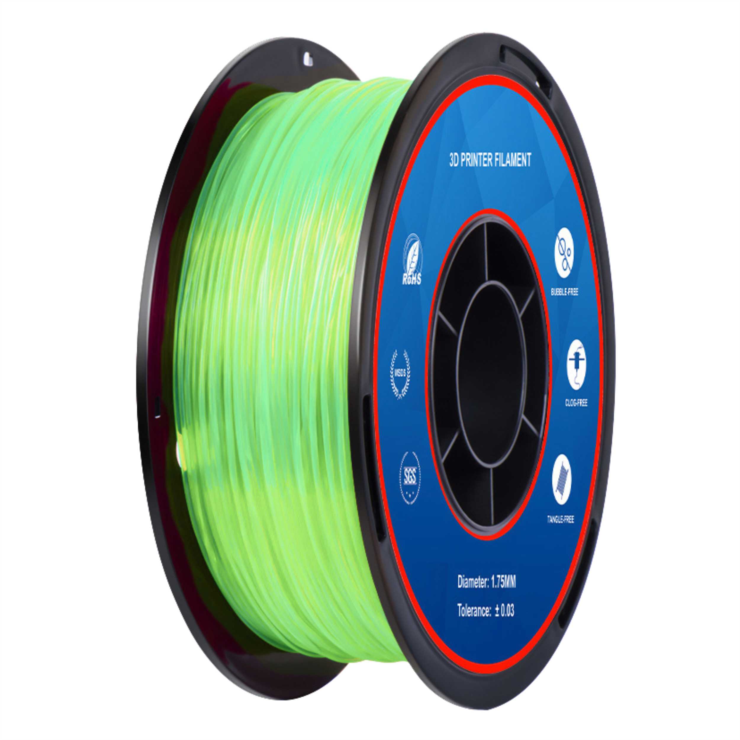 TPU耗材  透明绿