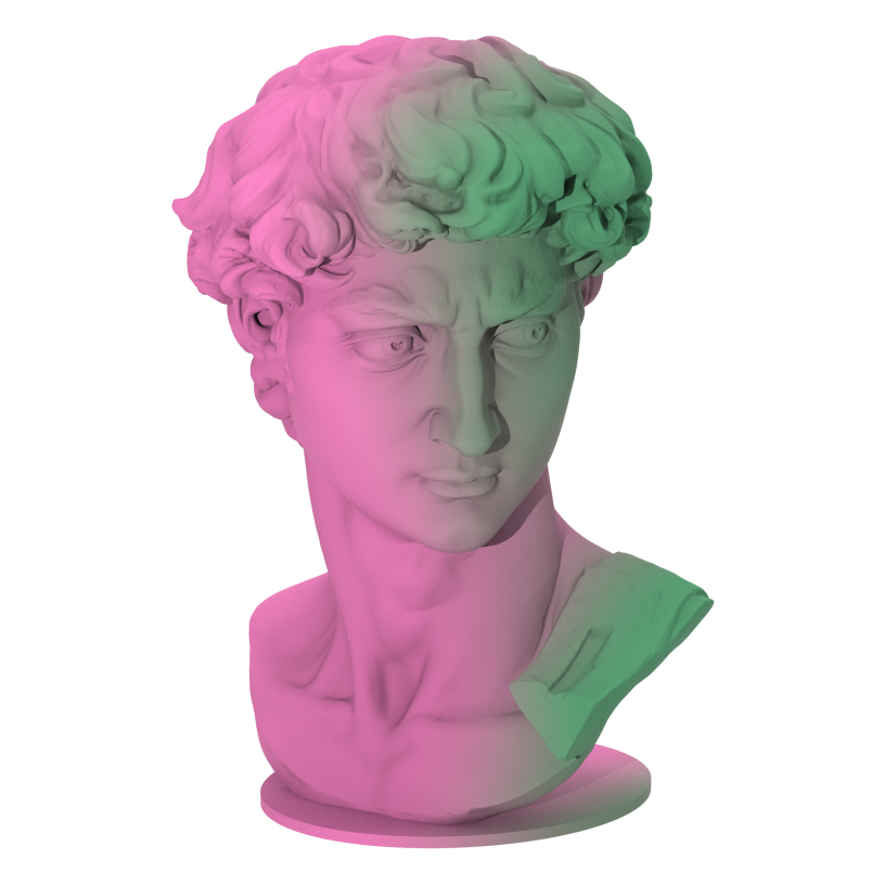 PLA哑光双色 红绿