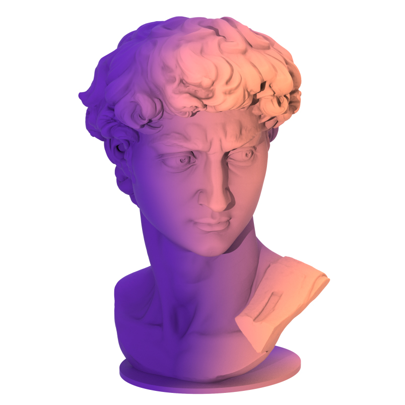 PLA哑光双色 蓝红