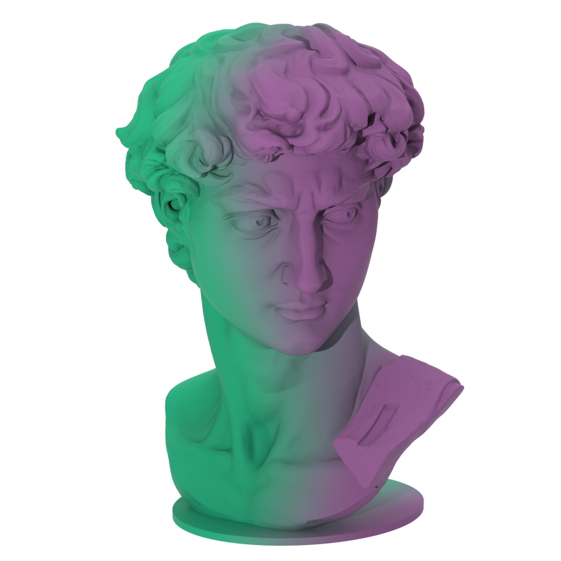 PLA哑光双色 绿紫