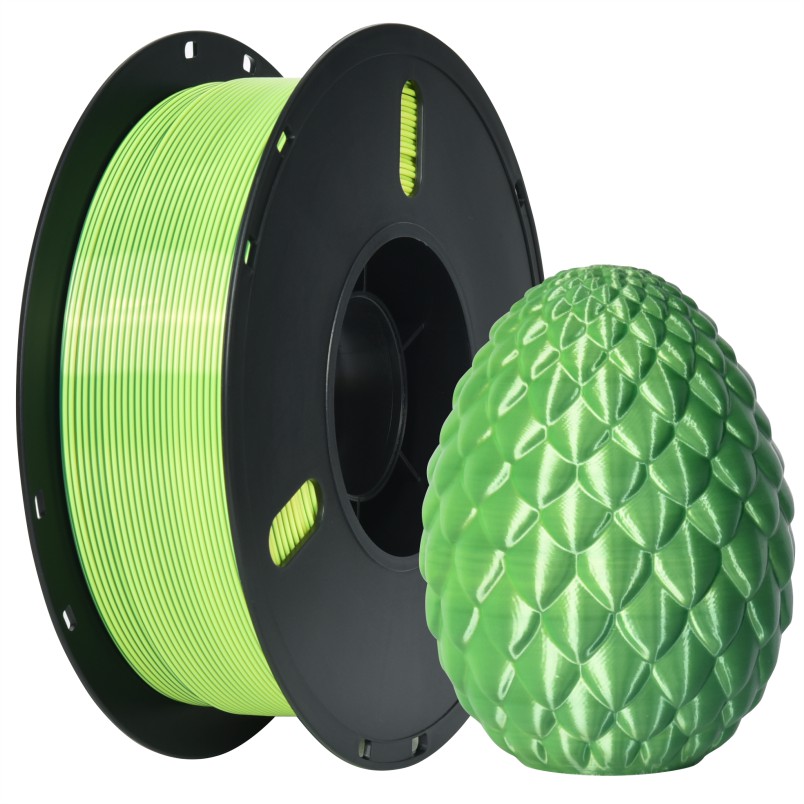 PLA丝绸双色 黄-绿