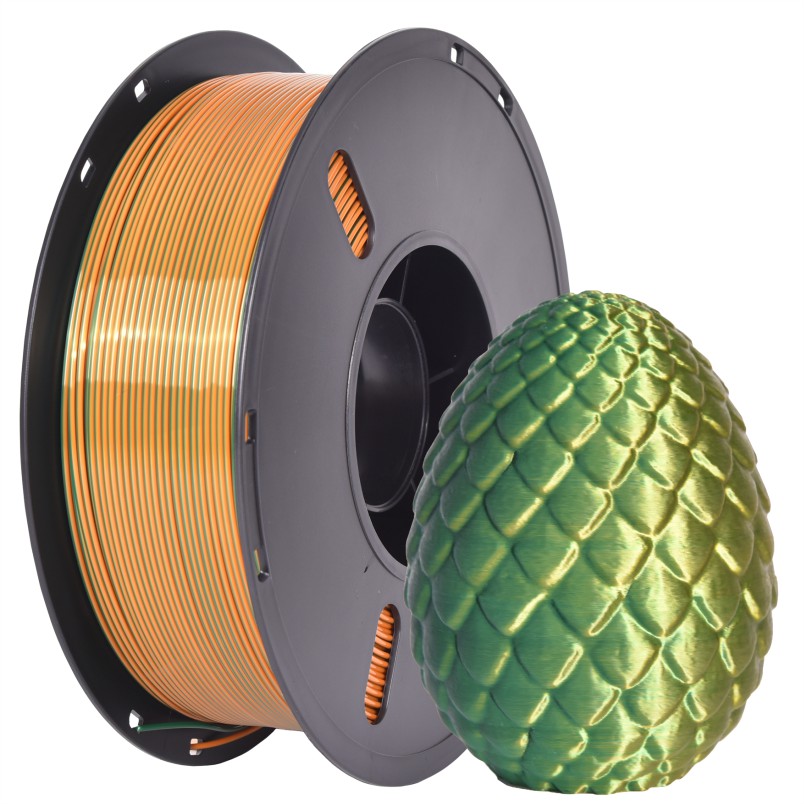 PLA丝绸双色 金-绿