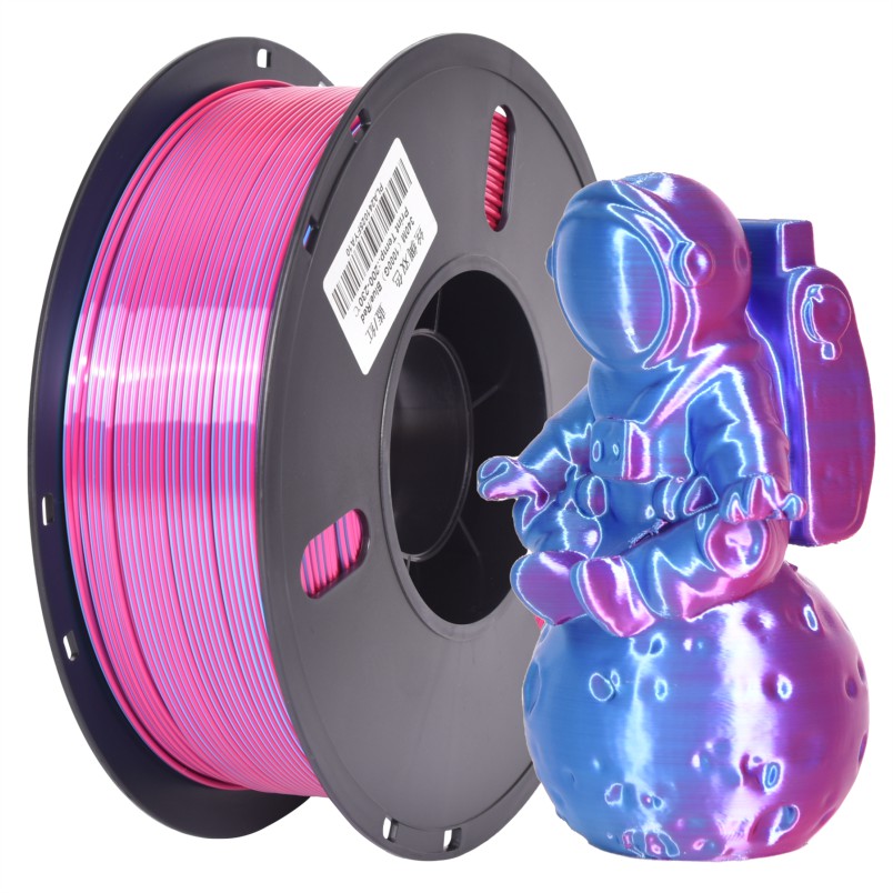 PLA丝绸双色 蓝-红