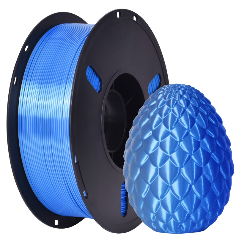 PLA丝绸双色 蓝-银