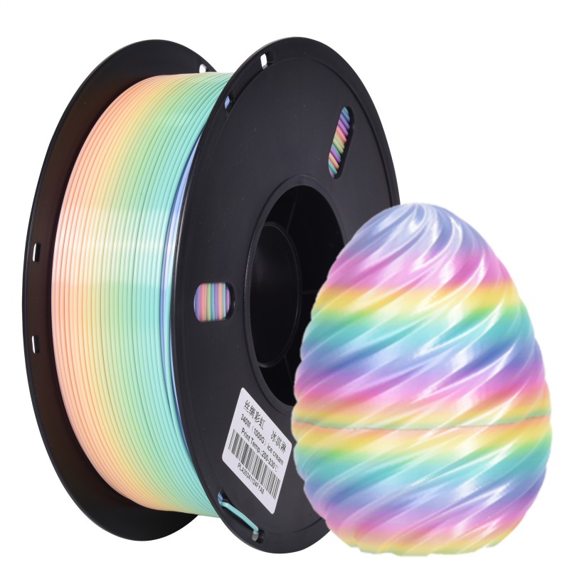 PLA丝绸彩虹 冰淇淋色