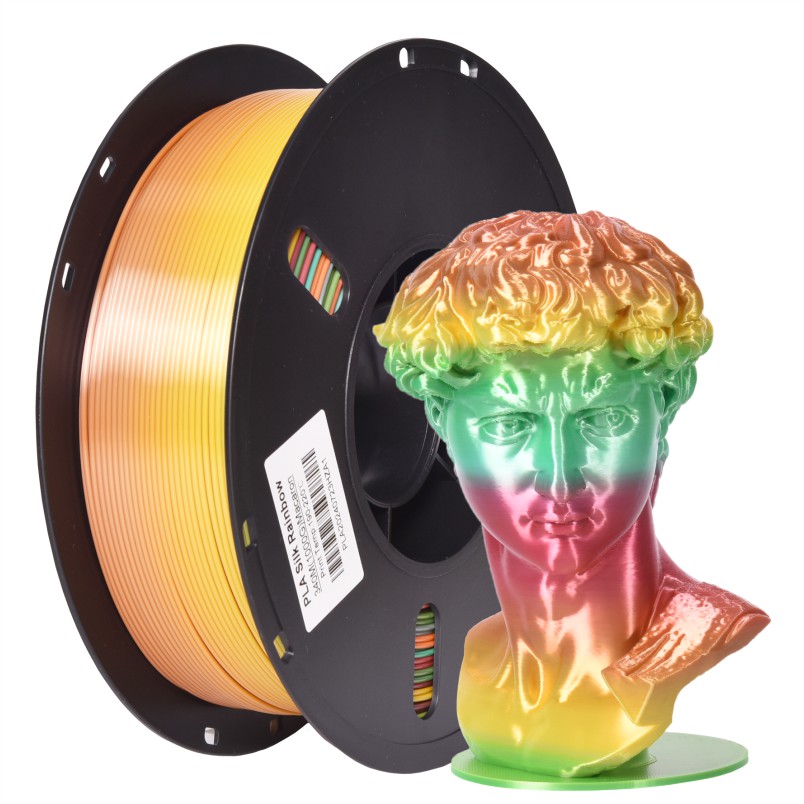 PLA丝绸彩虹 马卡龙色