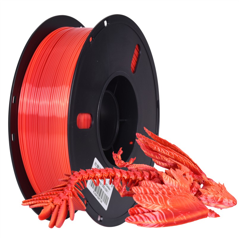 PLA丝绸渐变 红-金