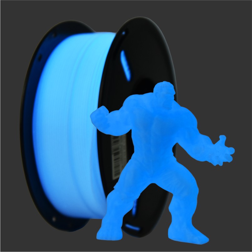 PLA夜光耗材 蓝色