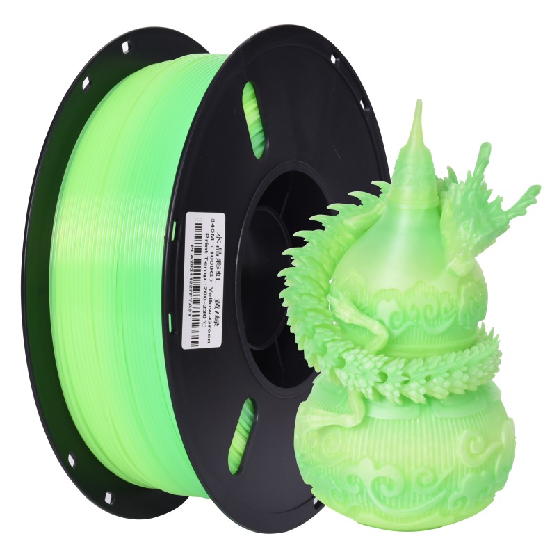 PLA水晶彩虹 黄-绿