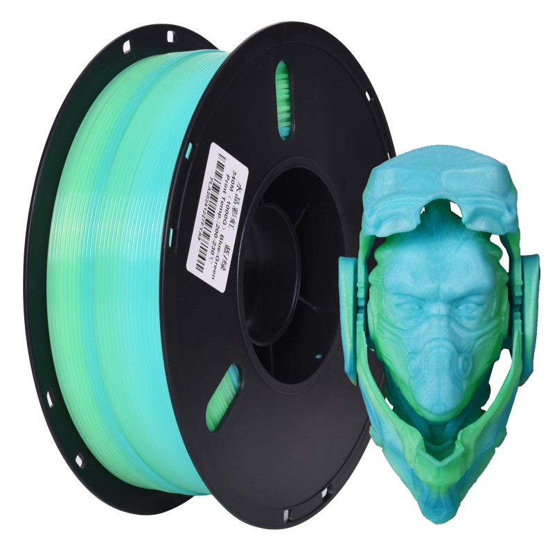 PLA水晶彩虹 蓝-绿